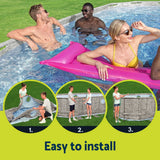 Bestway Swimming Pool 549x274x122cm Steel Frame Above Ground Pools Filter Pump Ladder 13430L
