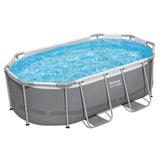 Bestway Swimming Pools 305cm x 200cm x 84cm Steel Above Ground Backyard Pool Set