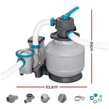 Bestway Pool Pump Sand Filter 2200GPH 8327L/H Pools Flowclear Filters