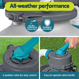 Bestway Pool Pump Sand Filter 2200GPH 8327L/H Pools Flowclear Filters