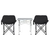 Weisshorn 3pc Camping Table Chair Set Outdoor Folding Aluminium Portable Picnic