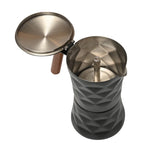 Coffee Culture Diamond Moka Pot 6 Cup Matte Black