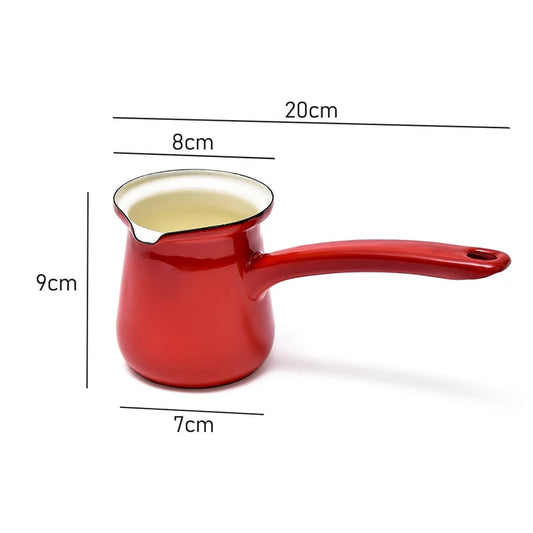 Coffee Culture Turkish Coffee Pot 300ml Enamel Red