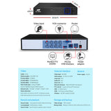 UL-TECH 1080P Security Camera System 8CH DVR with 8 CCTV Square Cameras