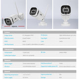 UL-tech Wireless CCTV 3MP Camera Square