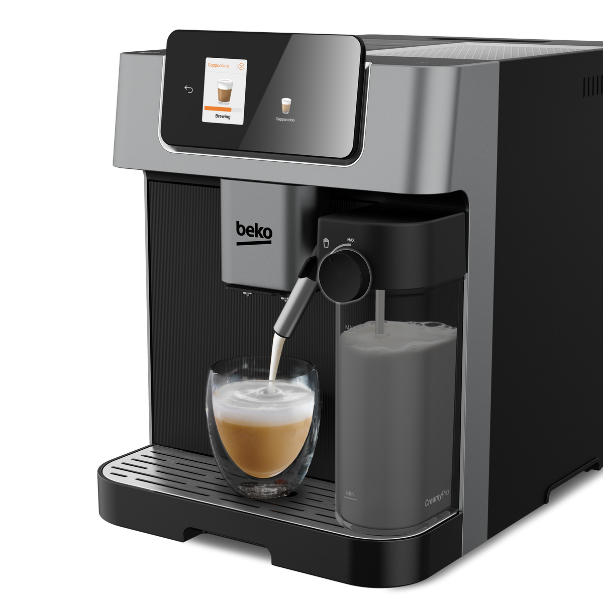 BEKO CaffeExperto Automatic Espresso Coffee Maker with Milk Frother