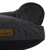 CHARLIE'S Corduroy Dog Sofa Bed Charcoal