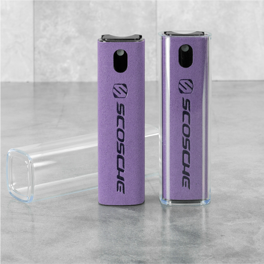 Scosche 2-in-1 Screen Cleaner 2-pack Purple