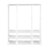 Artiss Large Portable Clothes Closet Wardrobe with Open Shelf White