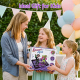 Keezi Dance Mat Toy for Kids Age 3-12 Electronic Dance Pad with Bluetooth 4 Game Modes Purple