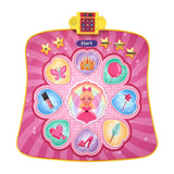 Keezi Dance Mat for Kids Age 3-12 Electronic Dance Game Pad Toy with 3 Game Modes, Pink
