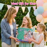 Keezi Dance Mat for Kids Age 3-12 Electronic Dance Game Pad Toy with 3 Game Modes, Pink