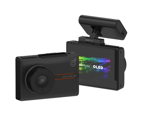 DASHMATE 3.0" OLED 4K 2160P(30FPS) DUAL CHANNEL GPS WIFI AND DVR