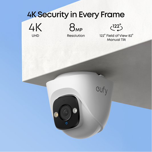 eufy E41 NVR POE 24/7 Security System - 4 x Turret Cameras