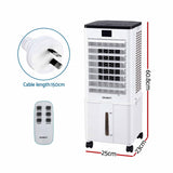 Devanti 8L 3-in-1 Evaporative Air Cooler 4 Ice Packs Remote Control 3 Speed