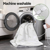 Giselle Electric Blanket Bamboo Fabric Queen Fitted Heated Pad Underlay Washable Winter