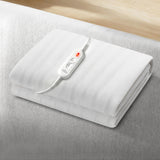 Giselle Electric Blanket King Single Heated Fully Fitted Washable Pad Winter Warm