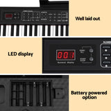 Alpha Piano Keyboard 88 Keys Electric Electronic Keyboard Piano Gift Black