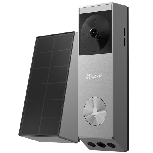 EZVIZ EP3X PRO DUAL CAM DOORBELL WITH SOLAR PANEL