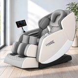 Livemor FLEX Full Body Massage Chair, Zero Gravity, Airbags, Recliner, Dual-Zone Waist & Calf Heat, 5 Auto Programs, 15cm Leg Extension for Different Height, Voice Control, Bluetooth Speakers