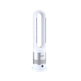 Devanti Bladeless Tower Fan Heater and Cooler 2in1 Portable Oscillation Fan for Bedroom Room Office Use White
