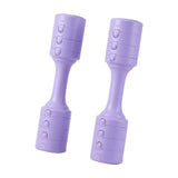 Everfit Adjustable Dumbbell Set 2.5kg x 2 Weights Set 4-in-1 for Women Home Gym Purple