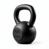 Everfit 16kg Cast Iron Kettlebell Powder Coating Flat Bottom Home Gym