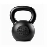 Everfit 20kg Cast Iron Kettlebell Powder Coating Flat Bottom Home Gym