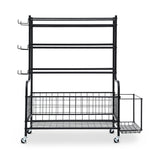 Everfit Dumbbell Rack Weight Rack for Dumbbells Home Gym Storage Black