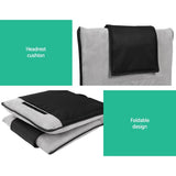 Artiss 4X Floor Lounge Sofa Bed Floor Cushion Velvet Grey