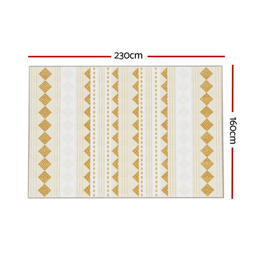 Artiss Rug 160x230cm Area Rug Washable Mat Large Carpet Soft Short Pile Ella