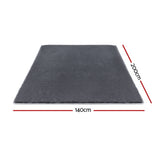 Artiss Floor Rug 140x200cm Plush Area Shaggy Rug Living Room Bedroom Carpet Grey