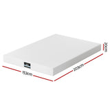 Giselle 20cm Memory Foam Mattress Green Tea Queen