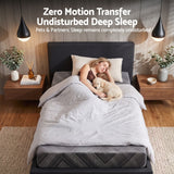 Giselle 25cm Single Memory Foam Mattress Gel Infused Foam Removable Cover