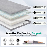 Giselle Folding Mattress Double 5cm Foldable Camping Travel Roll-Up Sleeping Mat
