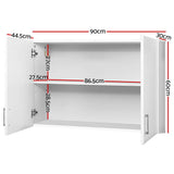 Artiss Bathroom Storage Cabinets 900mm Wall Mounted Medicine Cabinet Cupboard