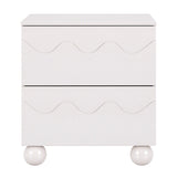 Artiss Bedside Table Nightstand 2 Drawers Storage Side Cabinet Beige