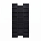 Artiss Bookshelf Display Shelves CD DVD Storage Rack Tall Bookcase Black