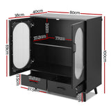 Artiss Buffet Sideboard Double Doors - Black