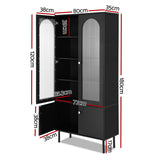 Artiss Buffet Sideboard Cupboard Cabinet Black