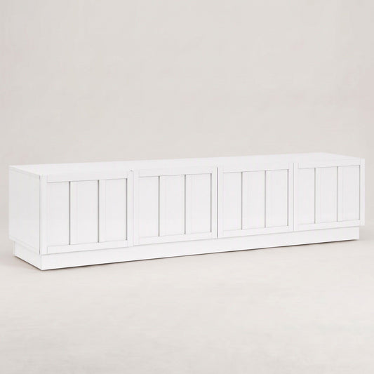 Artiss 180cm TV Unit Entertainment Cabinet Fluted Style Cable Management White