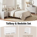 Artiss 6 Chest of Drawers Dresser Cabinet Beige