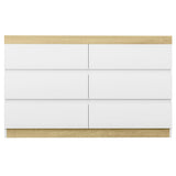 Artiss 6 Chest of Drawers Cabinet Dresser Table Tallboy Storage Bedroom White