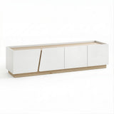 Artiss 180cm TV Unit Storage Cabinet Living Room White & Pine