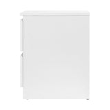 Artiss Bedside Table 2 Drawers - PEPE White