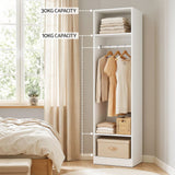 Artiss 2X Wardrobe Clothes Closet Storage Organiser Armoire White