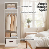 Artiss 2X Wardrobe Clothes Closet Storage Organiser Armoire White