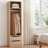 Artiss Wardrobe Clothes Closet Storage Organizer Pine