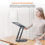MBEAT Stage S9 Rotating Laptop Stand with Telescopic Height Adjustment