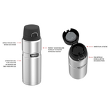 THERMOS 710ML STAINLESS KING VACUUM INSULATED BOTTLE WITH FLIP LID